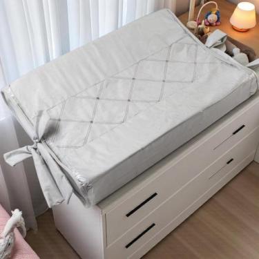 Imagem de Trocador Plastificado Anatômico De Cômoda Para Bebê - AVM Enxovais, Ci