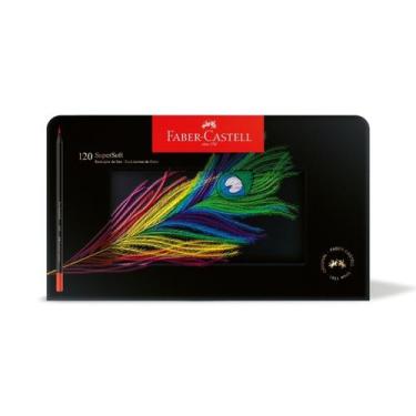 Imagem de Lapis De Cor Supersoft 120 Cores Estojo De Lata Faber Castell