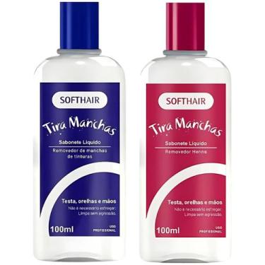 Imagem de Kit Sabonete Liquido Tira Manchas + Removedor Henna Suaveness Tintura 