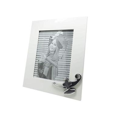 Imagem de Porta Retrato Enfermagem Lembrança Formatura Decoração Sarquis Samara Branco