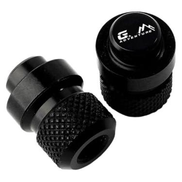 Imagem de Acessórios de motocicleta Tampas de válvula de pneu de roda de alumínio compatíveis com R1250GS R1200GS F850GS F750GS G310GS R1200 1250 GS Adventure GSA(J)