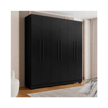 Imagem de Guarda Roupa 6 portas PORTO BELLO PRETO