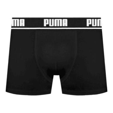 Imagem de Cueca Puma Boxer Cotton Adulto Elástco 35MM, Preto, P