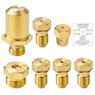 Imagem de Kit de orifícios de conversão W11087531 7PCS para Maytag para Whirlpool Range Kit de conversão de gás natural para LP