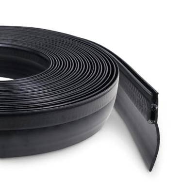 Imagem de SoCiMa 018-546 Suportes de vedação de canal para janela de porta com limpador de clipe W/2'Wiper-7/16'X3'X35