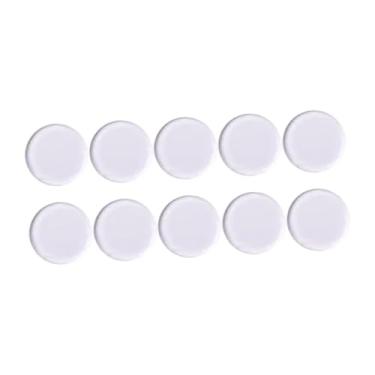 Imagem de Generic 10 peças de protetores de ponta de taco de bilhar, acessórios de acrílico leves para manutenção, almofadas de substituição para clube, bar ao ar livre, Claro