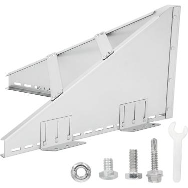 Imagem de Divisor de neve para chaminés, divisor de neve para tubos de fogão de madeira de 15 cm e 20 cm, ajuste universal em todos os tipos de telhado de metal, evita chaminés, claraboias e painéis solares de