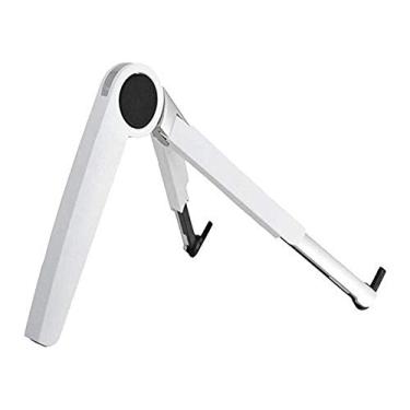 Imagem de Suporte dobrável para laptop PC com pernas esticadas e ângulos de ajuste para notebook portátil de 11 ~ 16 polegadas (cor: preto) (prata)