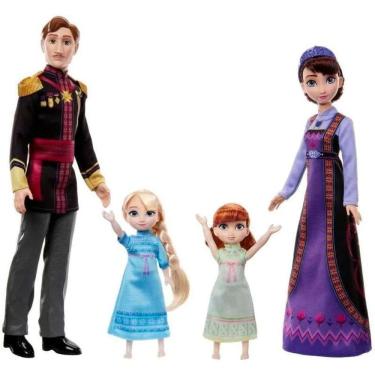 Imagem de Conjunto Frozen Família Real Arendelle Mattel