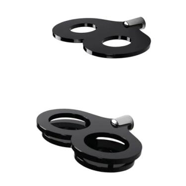 Imagem de KiBcsLic Suporte para sabre de luz, suporte de exposição, cabide, para a maioria dos cabos, de parede para sabre de luz de acrílico para presente de, Preto