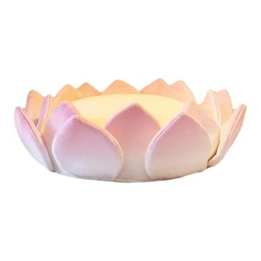 Imagem de MFMEXUL Almofada de Chão em Formato de Lótus, Decoração para Casa, Almofada de Assento para Atividades Familiares, Sala de Estar E Relaxamento