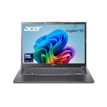 Imagem de acer Aspire 14 AI Copilot+ PC | Tela WUXGA de 14 polegadas | Processador Intel Core Ultra 5 226V | NPU: até 40 tops - GPU: até 53 tops | Intel ARC 130V | 16GB LPDDR5X | SSD de 512 GB | Wi-Fi 6E | A14