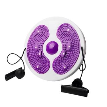 Imagem de Disco de torção de cintura abs, equipamento de exercício de estômago giratório de 360 ​​graus com 8 alças magnéticas para casa, academia, fitness, treino central