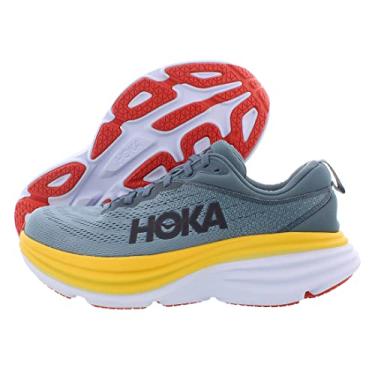 Imagem de Hoka One One Tênis de corrida masculino, Obsidiana/amarelo/branco, 45
