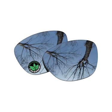 Imagem de Raydi Lentes de reposição de policarbonato para óculos de sol RayBan RW4014 Skyler (Gen 2) 52 mm, Espelho de titânio prateado - polarizado, One Size