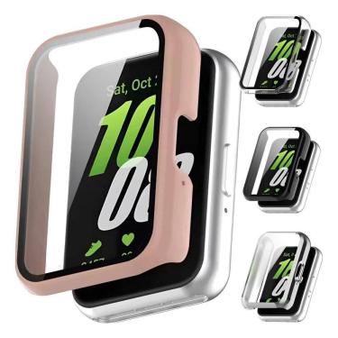 Imagem de Capa Case Para Samsung Galaxy Fit 3 Bumper Vidro Anti-Qu Ros