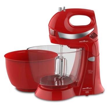 Imagem de Batedeira Britânia Diamante Cristal Duo Turbo Vermelha 400W 110V