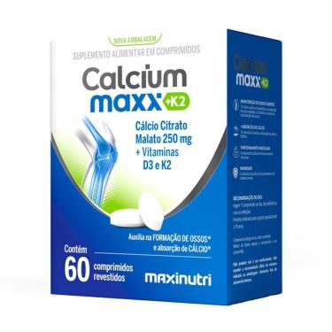 Imagem de Calcium Maxx K2 Cálcio Citrato Malato 250mg Maxinutri-Unissex
