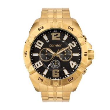 Imagem de Relógio Masculino Condor Analógico COVD34AW/4P - Dourado-Masculino