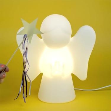 Imagem de Luminária Abajur Anjinho Polietileno Bivolt Decoração Quarto