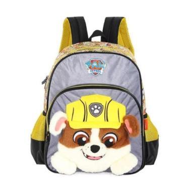 Imagem de Mochila De Costas Escolar Infantil Pp Paw Patrol Pelúcia - Luxcel