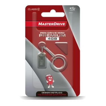 Imagem de Pen Drive Chaveiro Mini Premium USB 2.0 MasterDrive Original, 64GB
