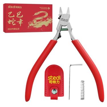 Imagem de stedi Ultimate Model Nippers de 12 cm, borda única ultrafina com capa protetora, cortador de sprue para reparo de modelos de plástico e fixação Gundam, para modelo Gunpla, vermelho