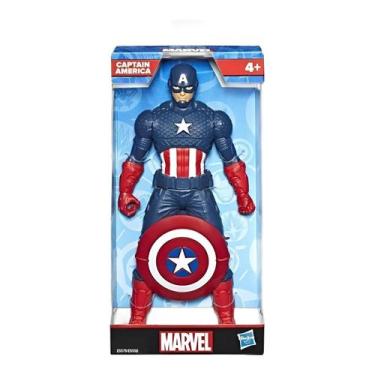 Imagem de Boneco capitão américa 25 cm action figure avengers olympus - hasbro e