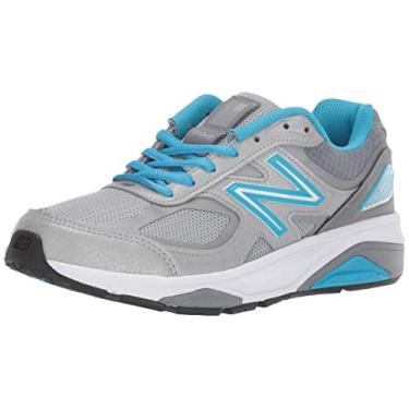 Imagem de New Balance Tênis de corrida feminino W1540 V3, Prata/Polaris, 13 X-Wide