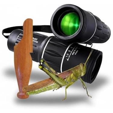 Imagem de Apito De Madeira Grilo Modelo 23 + Luneta Observação de Pássaros