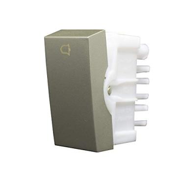 Imagem de 1 Módulo Interruptor Pulsador Campainha Champagne Inova Pro Class Alumbra