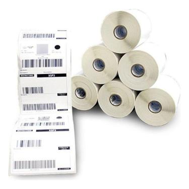 Imagem de 10 Rolos Etiqueta 10x15 Cm Térmica Serrilha E-commerce