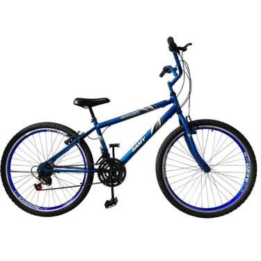 Imagem de Bicicleta Aro 26 Masculina Com Marcha Freios V Brake Rodas Alumínio Aero Reforçado-Unissex