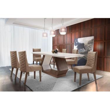 Imagem de Sala De Jantar Lara 180 Tp 6 Cadeiras