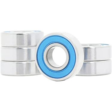 Imagem de 10PCS MR117-2RS Rolamento 7x11x3mm Duplo Selado Azul RC Motor Miniatura MR117 RS Rolamento de Esferas MR117 2RS
