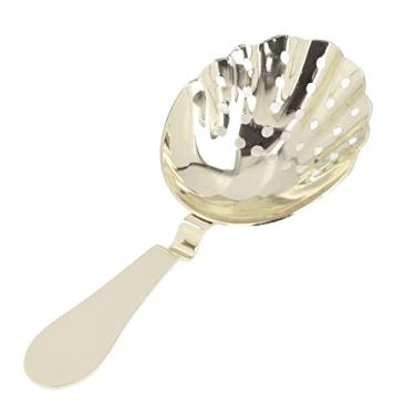 Imagem de SIWOTED Coador de Cocktail Anti Ferrugem Filtragem Eficiente Ferramenta de Bar de Aço Inoxidável para Casa Mini Bares Clubes Restaurantes (Ouro)