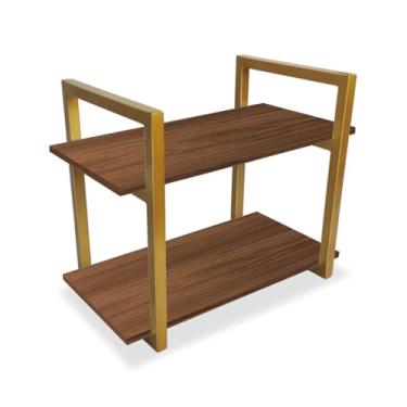 Imagem de Prateleira Milazzo Nicho Design Industrial - dourado/villandry