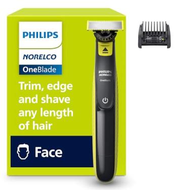 Imagem de Philips Norelco OneBlade 360 Face Hybrid Aparador e máquina de barbear, embalagem sem frustrações, QP2724/90