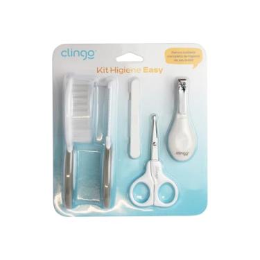 Imagem de Clingo Kit Higiene Baby (8 Pecas), Branco/Cinza