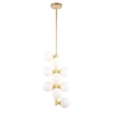 Imagem de Lustre Pendente Júpiter Dourado 12 Lâmpada G9 Pd10212-12.000 - Arquite