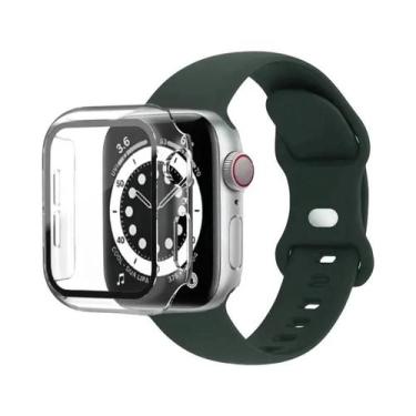 Imagem de Pulseira De Silicone Para Apple Watch 44mm 41mm 45mm 40mm 38mm 42mm Co