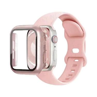 Imagem de Pulseira De Silicone Para Apple Watch 44mm 41mm 45mm 40mm 38mm 42mm Co