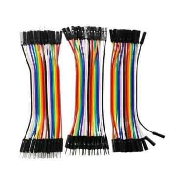 Imagem de Kit De Fios Dupont Para Arduino 10cm 20cm 30cm Fios Jumper 20/40 Pinos