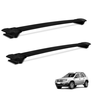 Imagem de Rack de Teto Travessa Duster 2011 a 2015 Alumínio Preto