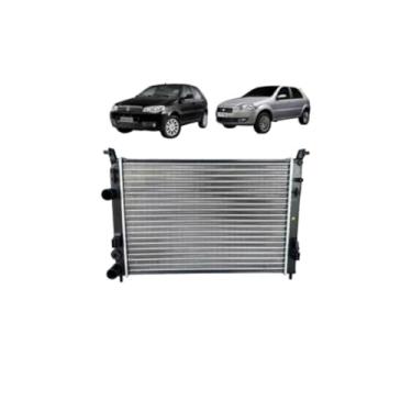 Imagem de Kit Radiador Palio 1.0/1.3/1.4 8/16V + Aditivo Radiador Paraflu Rosa 1L