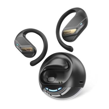 Imagem de Fone Ouvido Bluetooth 5.4 Corrida Resistente Água Vention Cor:Preto - 