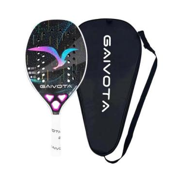 Imagem de Raquete de tênis de praia de fibra de carbono GAIVOTA 2025 3K + mochil