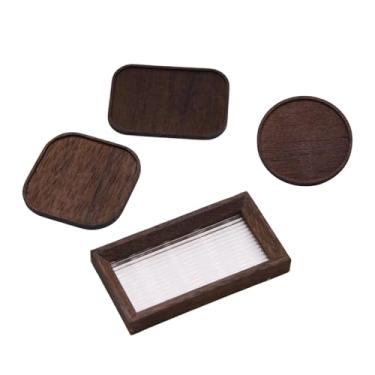 Imagem de Dynwave Conjunto de 4 Bandejas em Miniatura para Casa de Bonecas, Ideal para Cenários de Cozinha em Jardim de Fadas