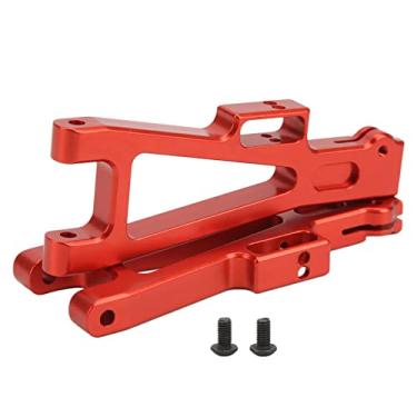 Imagem de CUOFYUNL 2pcs RC braço de suspensão em liga de alumínio DIY atualização braço oscilante inferior dianteiro e traseiro para caminhão JLB 1/10 (Vermelha)