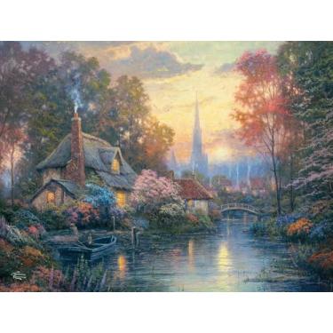 Imagem de Ceaco Thomas Kinkade - Quebra-cabeça Nanette's Cottage (1500 peças)